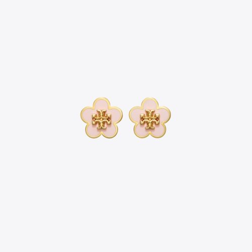 Kira Enamel Flower Stud Earring: Women's Designer Earrings | Tory Burch