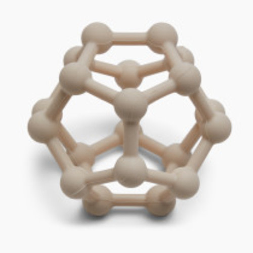 AEIOU Atom Silicone Teether Toy - Oat