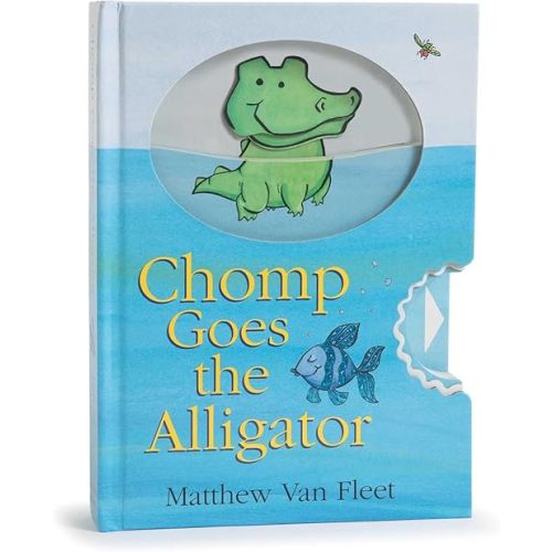 Chomp Goes the Alligator Hardcover – Touch & Feel, September 4, 2018