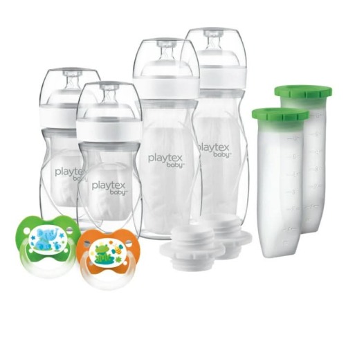 Playtex Baby Nurser DELUXE Gift Set with Drop In liners and Silicone Pods