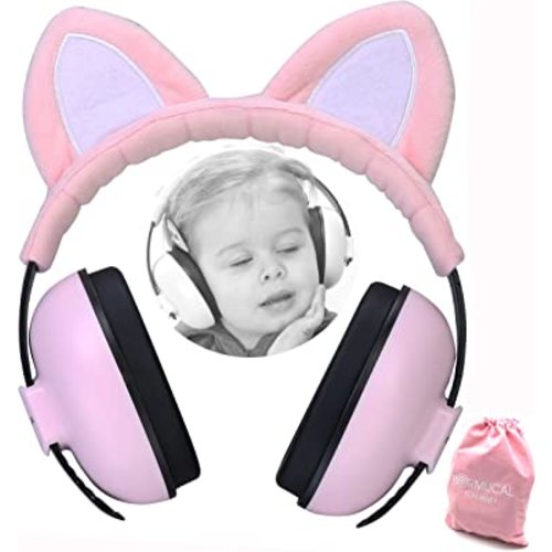 PORMUCAL Baby Ear Protection For Babies For 3 Months To 2+ Years Noise Reduction Ear Muffs For Infant And Toddlers.