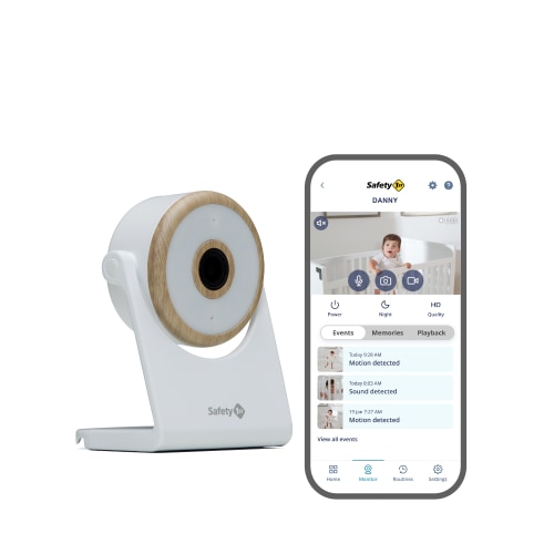Open Box Safety 1st WiFi Baby Monitor, Natural with White,