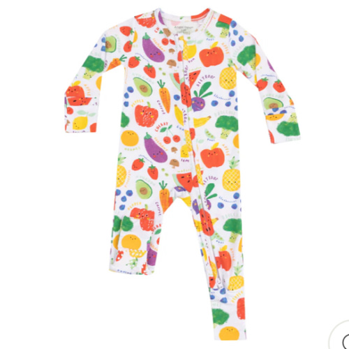 2 Way Zipper Footie - Eat The Rainbow – Angel Dear