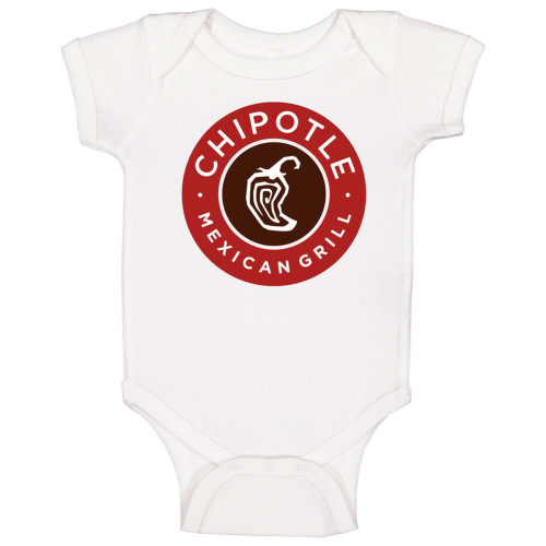 Chipotle Mexican Grill Logo Baby One Piece