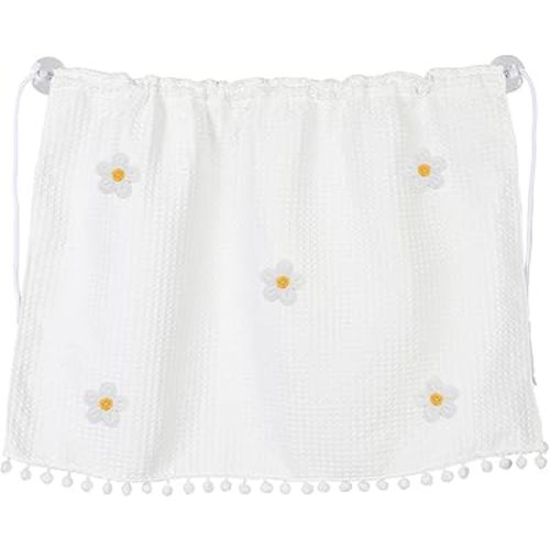 Car Side Window Sun Shade Privacy Curtain for Baby - Blackout UV Protection Car Window Shades with Suction Cup for Back Seat - Cute Auto Camping Windows Screen Shades (Five Small Flowers)