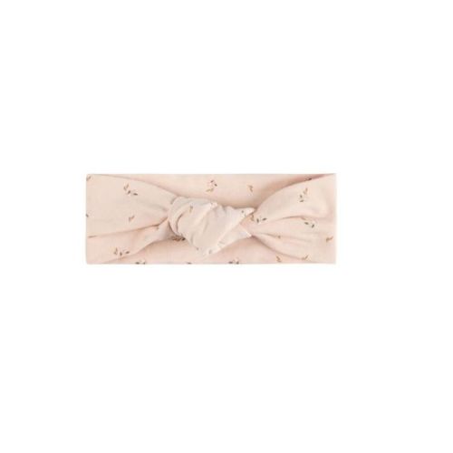 Ely's & Co. Baby Cotton Printed Floral Headband - Ivory