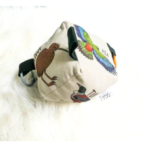 New Zealand Birds Organic Soft Block Rattle