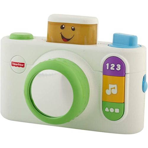 Fisher-Price Laugh & Learn Click 'n Learn Camera, White