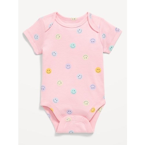 Printed Short-Sleeve Bodysuit for Baby