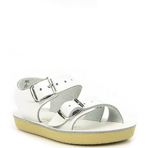 Saltwater Sandals by Hoy Girls' Sea Wee Water Friendly Sandal Crib Shoes (Infant)