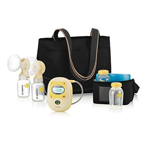 Medela Freestyle Double Electric Breast Pump, Hands Free Breastpump, Rechargeable Battery, Lightweight, Digital Display with Memory Button, Lactation Support