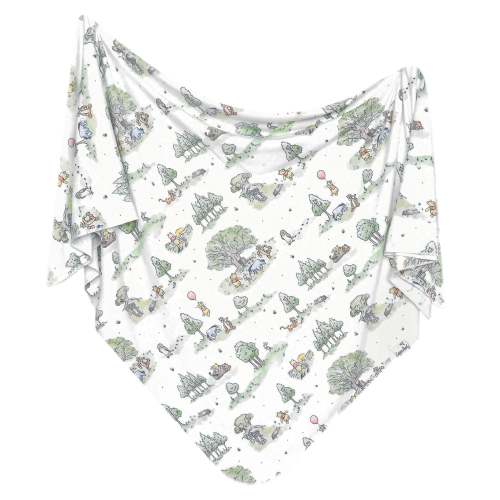 Knit Swaddle Blanket - Hundred Acre Wood