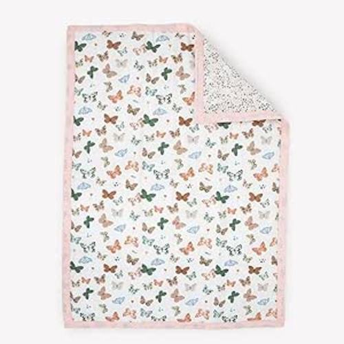 Amazon.com: Little Unicorn Cotton Muslin Comforter for Toddlers | Super Soft Blanket | Sized for Converted Crib & Toddler Bed | Cozy Bedding Sheet for Boys and Girls | Machine Washable | 36” x 50” | Butterflies : Baby