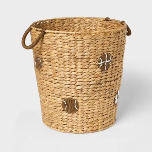 Kids' Natural Woven Floor Basket - Pillowfort™
