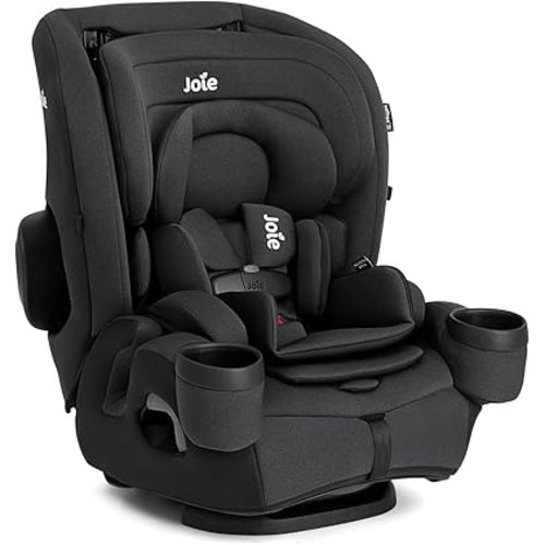 Joie Saffron SI 4-in-1 Car Seat – Car Seat for Infants to Toddlers to Big Kids - 4 Modes, 10-Position No-Rethread Headrest & Harness (Shale)