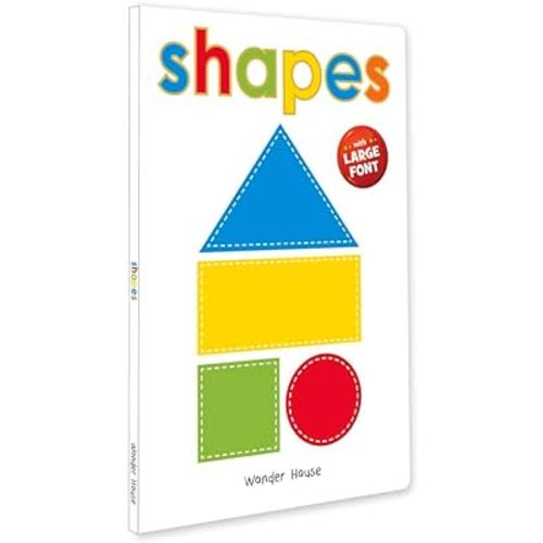 Shapes: Early Learning Board Book With Large Font (Big Board Books Series)