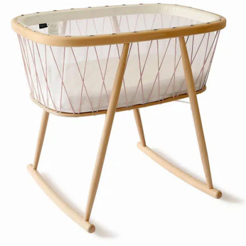 KUMI Bassinet Coco Organic, Color: Rosewood