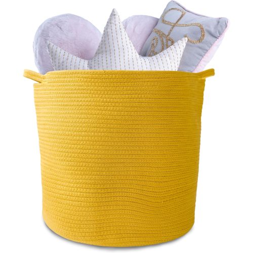 Rope Storage Basket in Harvest Gold