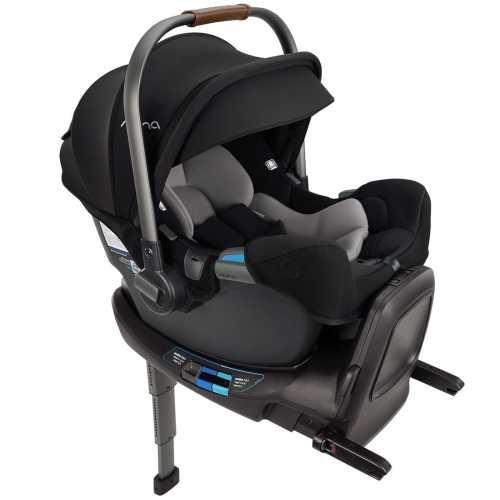 Nuna PIPA RX Infant Car Seat + RELX Base with Load Leg - Caviar