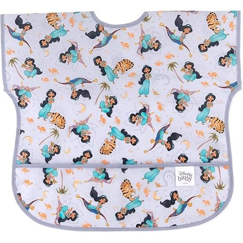 Bumkins Bibs, Baby and Toddler Bibs, Bibs for Girls and Boys, Large for 1-3 Years, Short Sleeve Waterproof Bib for Kids