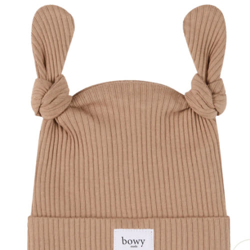 Double Knot Beanie - Chocolate