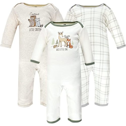 Hudson Baby Unisex Baby Cotton Coveralls - 9-12 Months