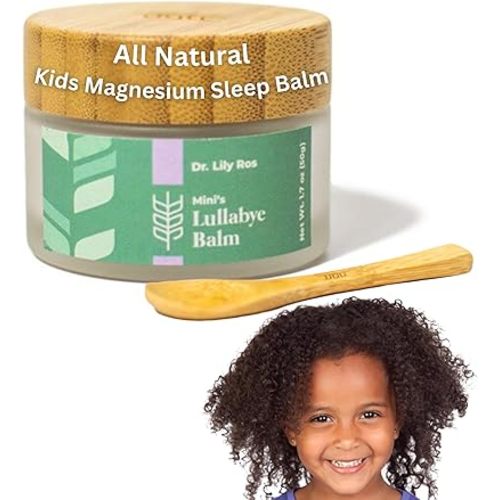 Dr. Lily Ros Magnesium Balm & Baby Cream | Organic Nighttime Lotion for Feet, Legs, Stomach, Arms | For Pregnancy & Growing Pain | Safe All-Natural Ingredients (Children)