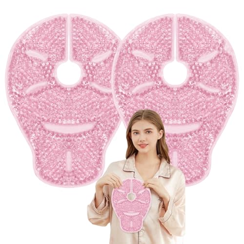 Breast Therapy Ice Packs Large Hot Cold Breast Pads, Nipple Cooling Gel Pads for Clogged Milk Duct Relief, Engorgement, Breast Augmentation Surgery, Breastfeeding Essentials for New Moms, 2 Pack