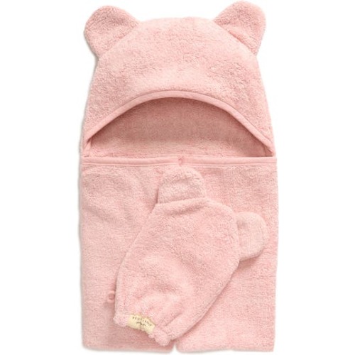 Hooded Towel & Washing Mitt Set