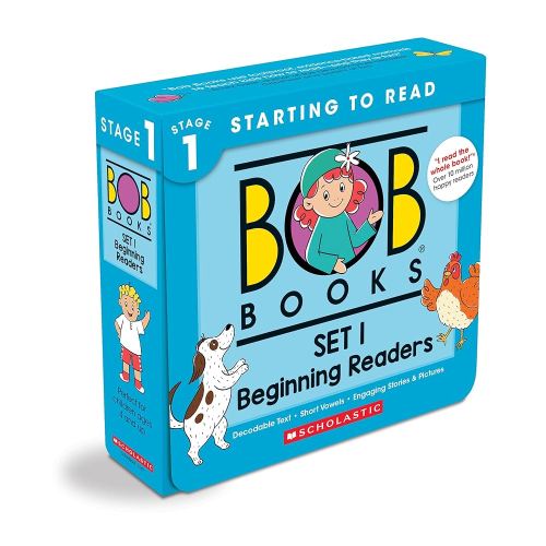 Bob Books - Set 1: Beginning Readers Box Set | Phonics, Ages 4 and up, Kindergarten (Stage 1: Starting to Read)