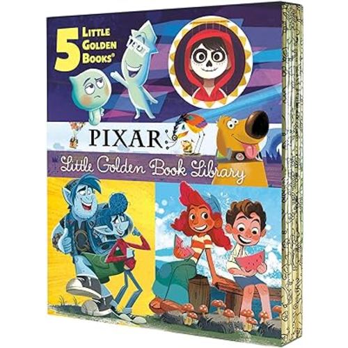 Pixar Little Golden Book Library (Disney/Pixar): Coco, Up, Onward, Soul, Luca