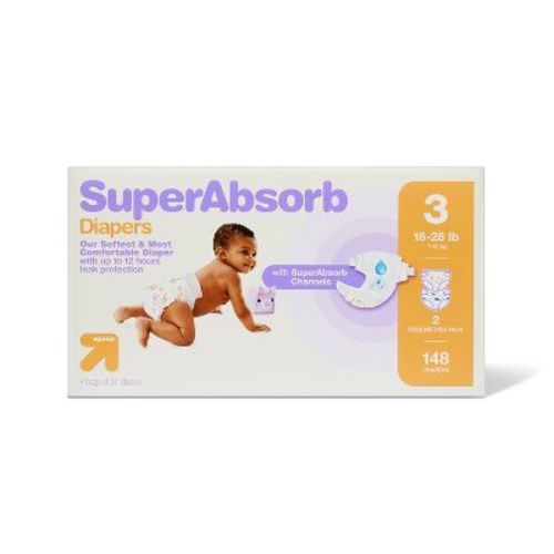 Disposable Diapers Pack - up & up™, Size 3