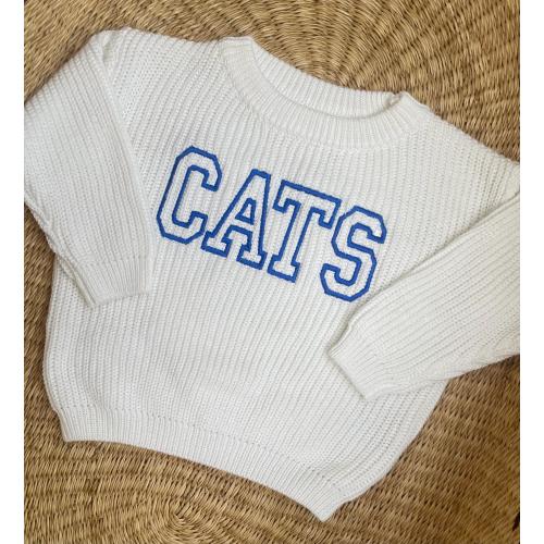 Baby/Toddler Kentucky CATS Embroidered Sweater - Baby University Of Kentucky Wildcats Gameday Sweater - 6m