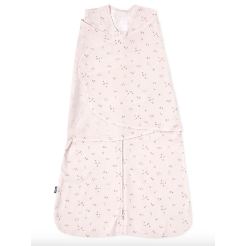 Pink Floral Cotton Swaddle Newborn | HALO