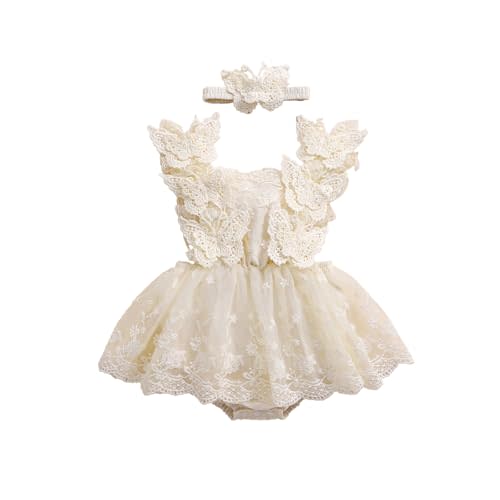 Newborn Baby Girl Romper Dress Infant Sleeveless Lace Floral Romper Bodysuit Baby Girl Summer Clothes Outfits
