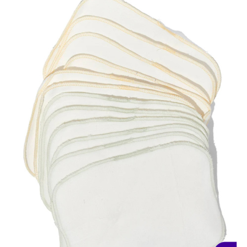 Organic Brushed Cotton Wash Cloth - Pack of 12