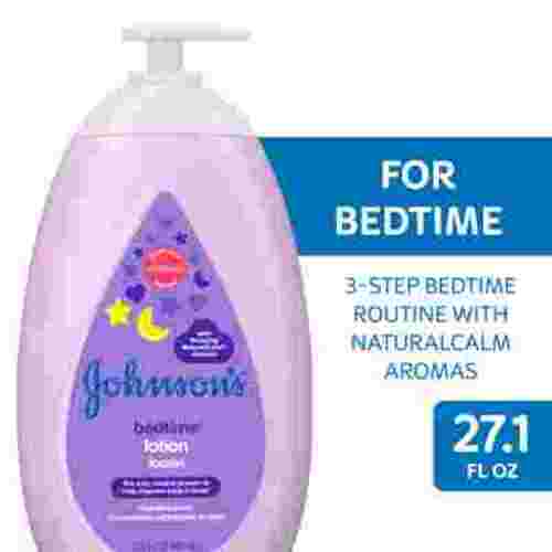 Johnson's Moisturizing Bedtime Baby Body Lotion for Baby and Toddler, Paraben-Free, 27.1 fl oz