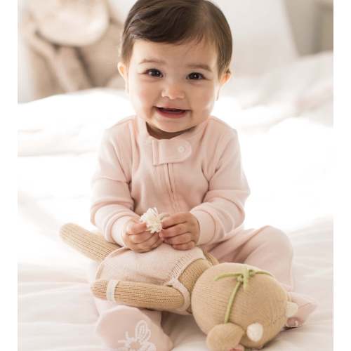 Solid Rib Organic Cotton Sleep & Play - Ranunculus – Burt's Bees Baby