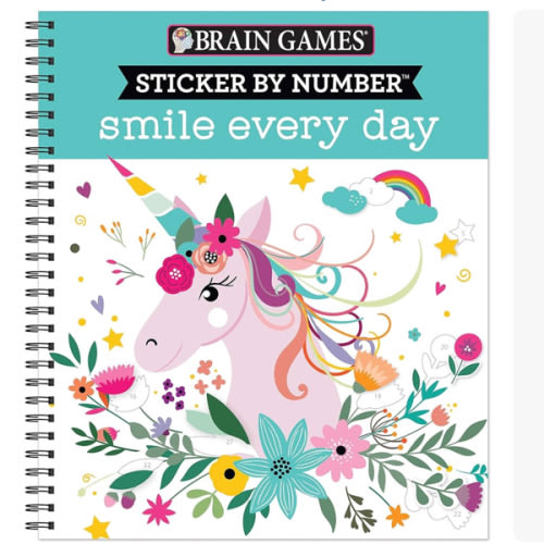 Brain Games - Sticker by Number: Smile Every Day