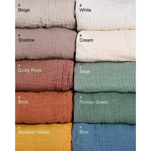Muslin Pack and Play Sheets for Baby Boys and Girls 39"x27"x3", Neutral Muslin Cotton Pack N Play Mattresses Sheet with Boho Style, Soft and Breathable Comfort (Pack and Play Sheet, Roman Green)