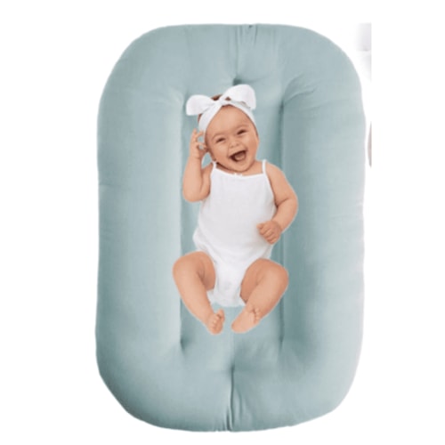 Baby Lounger - Baby Lounger for Newborn, Infant Lounger for Home and Travel, Soft Cotton, Newborn Babies Essentials Gifts
