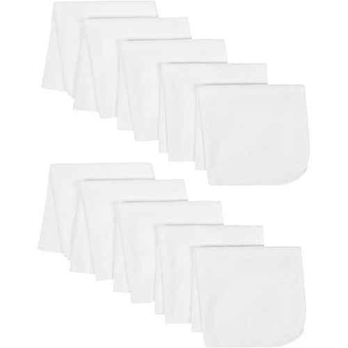 Gerber Baby 10-Pack Terry Washcloths, White, One Size