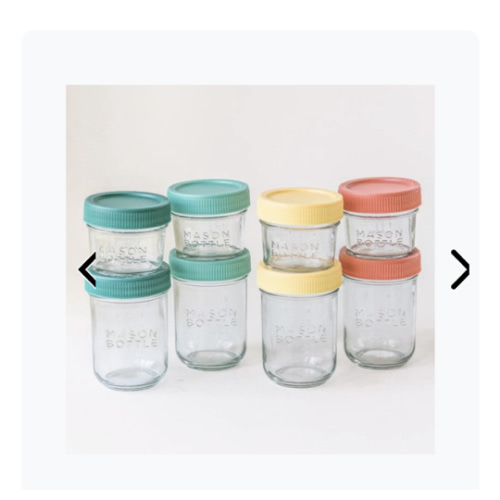 Breastmilk Storage Jar Set – Mason Bottle