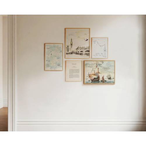 Peter Pan Nursery Gallery Art, Entire Set of 17 Printable Images