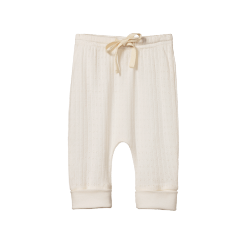 Pointelle Drawstring Pants (3-6M)
