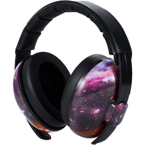 FUYOU Noise Cancelling Ear Protection for Babies and Toddlers-baby noise cancelling headphones - Baby Purple Nebula