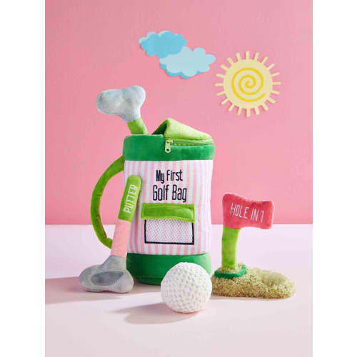 My First Pink Golf Bag Plush Set