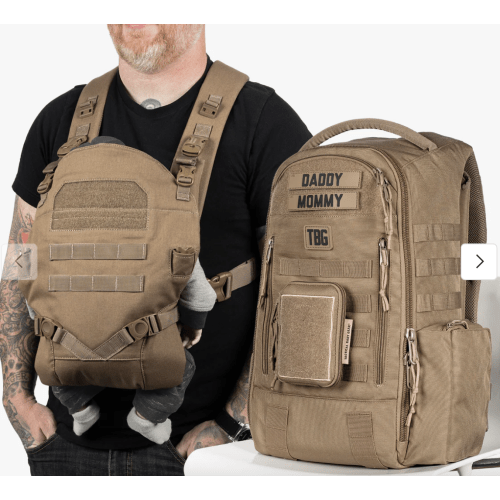 Daypack Diaper Bag & Baby Carrier Bundle - Durable, Versatile Gear – Tactical Baby Gear