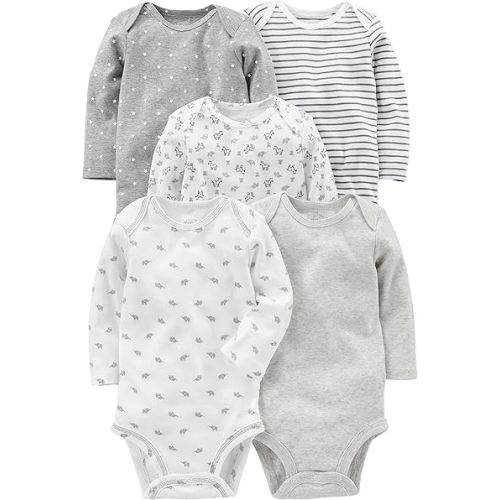 Simple Joys by Carter's unisex-baby 5-pack Long-sleeve Bodysuit