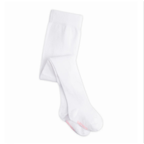 Media pantalón bebé niña blancas (3-6 meses)